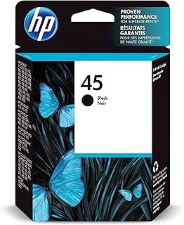 Hewlett Packard 45 Black Original Ink Cartridge (51645AE), Single Pack (51645AE)