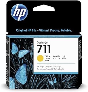 HP HEWCZ132A 711 Yellow Ink Cartridge, Yellow