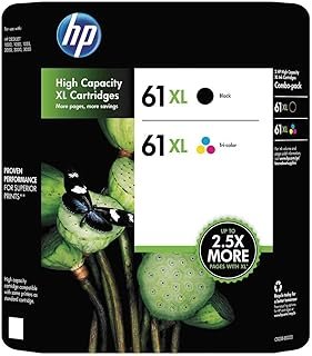 Original HP 61Xl Inkjet Cartridge – Black & Color