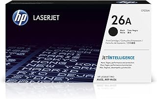 HP 26A Genuine Original Black LaserJet Toner Cartridge works with HP LaserJet Pro M402 series, HP LaserJet Pro MFP M426 se…