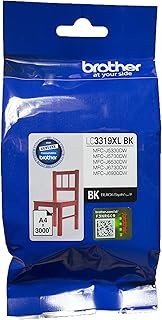 Brother Genuine LC3319XLBK High-Yield Ink Cartridge, Black, Page Yield Up to 3000 Pages, (LC-3319XLBK) for Use with: MFC-J…