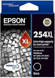 Epson 254XL Extra High Capacity Durabrite Ultra Ink Cartridge Black EPC13T254192