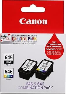 Canon PG645CL646CP Combo Pack (1 x PG645 & 1 x CL646)