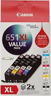 Canon CLI651XLVP Value Pack (1 x CLI651XLC/M/Y/BK)