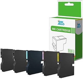 InkJello Compatible Ink Cartridge Replacement for Ricoh SG3120BSFNw Aficio SG2100N SG3100SNw SG3110DN SG3110DNw SG3110SFNw...