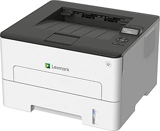 Lexmark B2236dw Monochrome Wireless Network Duplex Laser Printer, Computer Printer, White/Gray, Small