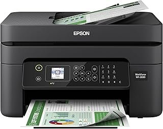 Epson Workforce WF-2930 Wireless All-in-One Printer with Scan, Copy, Fax, Auto Document Feeder, Automatic 2-Sided Printing…