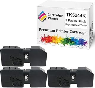 Cartridge Planet 3-Pack Black Non-Genuine Toner Cartridge for Kyocera TK-5244K TK5244K (4,000 Pages) for M5526CDN M5526CDW…