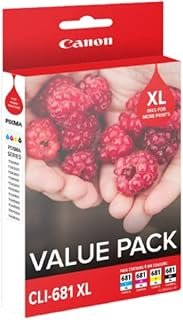 Canon CLI-681 XL Ink Cartridge Value Pack (CLI681XLVP)