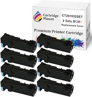 Cartridge Planet 2 Sets BCMY Compatible Toner Cartridge for Fuji Xerox CT201632 CT201633 CT201634 CT201635 (3000 Pages) fo...