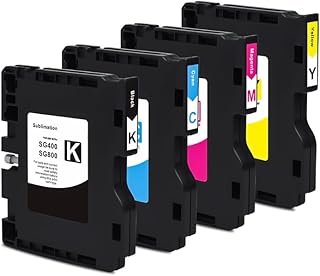 INK+ SG400 SG800 Sublimation Cartridge Compatible with Sawgrass Virtuoso SG400 SG800 Printer DIY, Latest Upgraded Chip (1 ...
