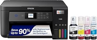 Epson EcoTank ET-2850 Wireless Color All-in-One Cartridge-Free Supertank Printer with Scan, Copy and Auto 2-Sided Printing…