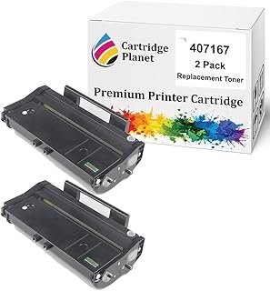 Cartridge Planet 2 Pack Compatible Toner Cartridge for Ricoh 407167 TYPE-SP100LS (1,200 Pages) for Lanier Ricoh SP100 SP10…