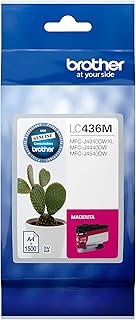 brother Genuine LC436M Ink Cartridge, Magenta, Page Yield Up to 1500 Pages, (LC-436M) for Use with: MFC-J4440DW, MFC-J4540…