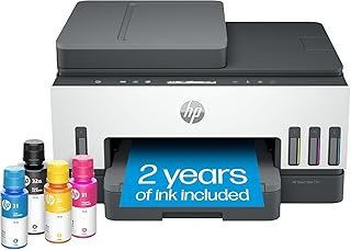 HP Smart Tank 7305 All-in-One Color Printer with Wi-Fi, Print, Scan & Copy, Print speed Up to 15 ppm, 28B75A