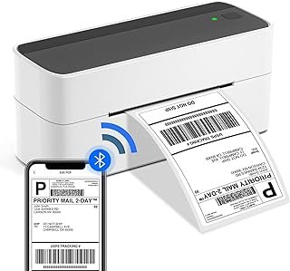 Phomemo Bluetooth Thermal Label Printer for Shipping Packages - Wireless Shipping Label Printer for Small Business - Bluet...