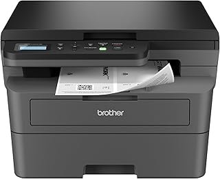 Brother HL-L2464DW, Wireless Mono Printer/Scanner/Copier, 28ppm, Black/Grey