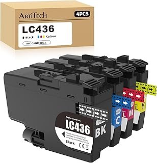 Artitech LC436 Ink Cartridges Replacement for Brother LC 436 InkInk Cartridges High Yield Work for Brother MFC-J4340DW MF…