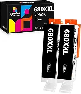 Hookink Compatible Canon 680 Ink Cartridges PGI-680XXL Compatible for Canon PIXMA TR8660a TS6160 TS6260 TR7560 TR8560 TR86…
