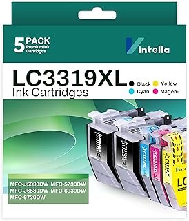 Vintella LC3319XL Ink Cartridges Compatible for Brother LC3319 LC-3319 LC3319XL LC3317 LC-3317 Ink Cartridges LC-3319XL LC...